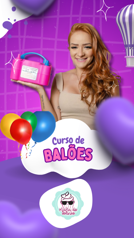 Curso de Balões da Máfia do Bolinho